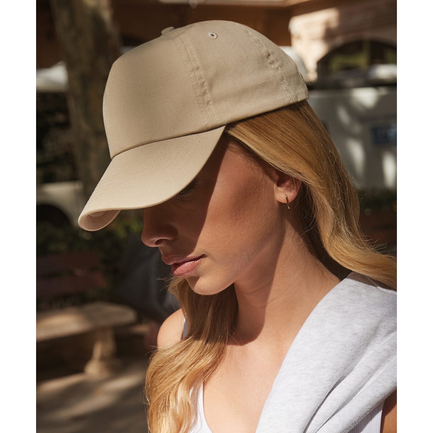 Beechfield Original 5-Panel Cap with Rip-Strip Size Adjuster Pre-Curved Peak