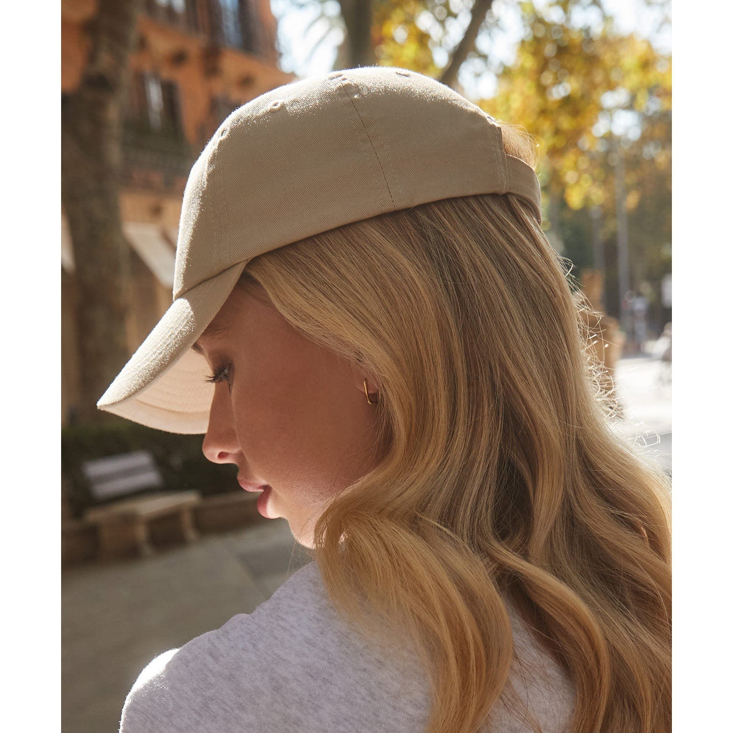 Beechfield Original 5-Panel Cap with Rip-Strip Size Adjuster Pre-Curved Peak