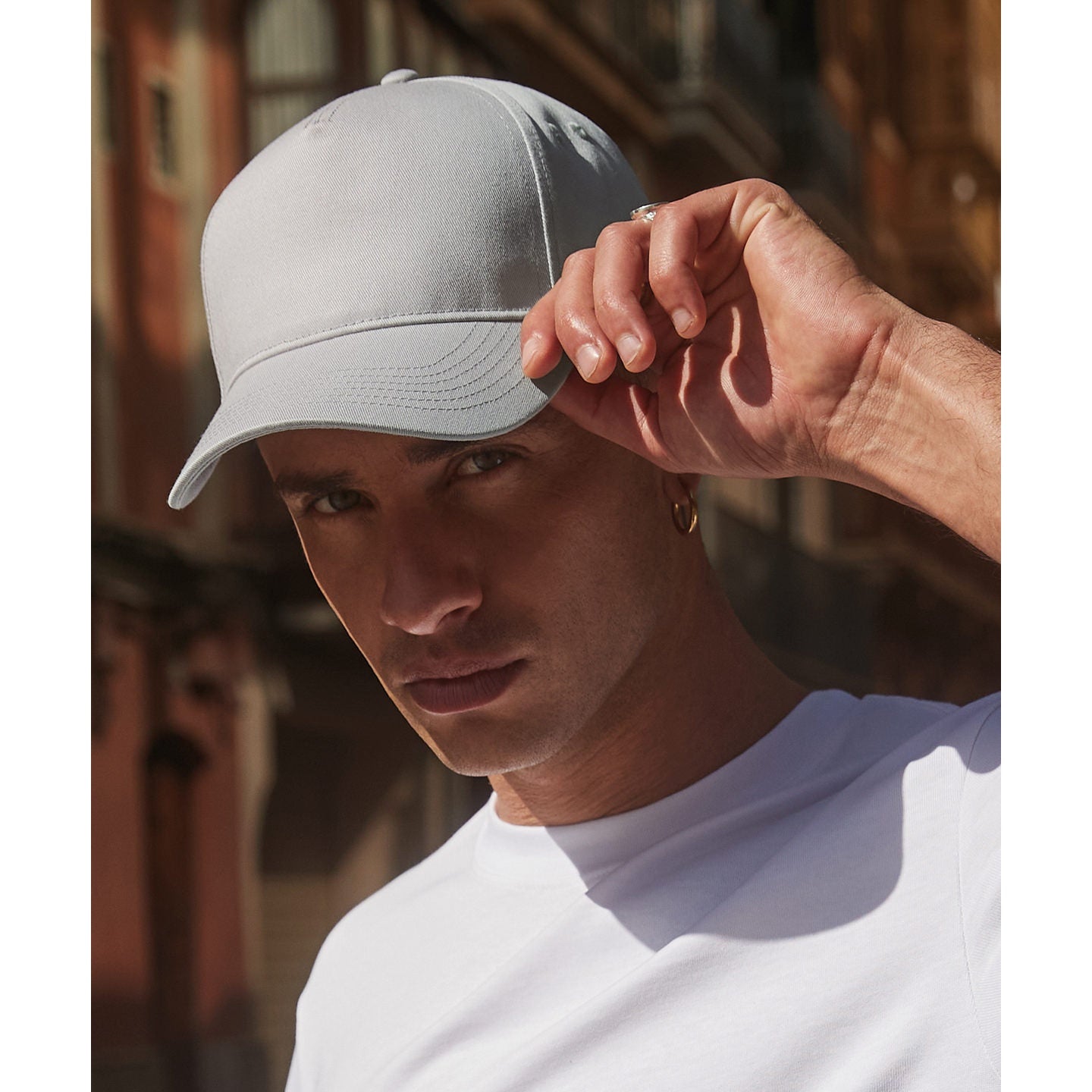 Beechfield Ultimate 5-Panel Cap with Rip-Strip Size Adjuster for Embroidery