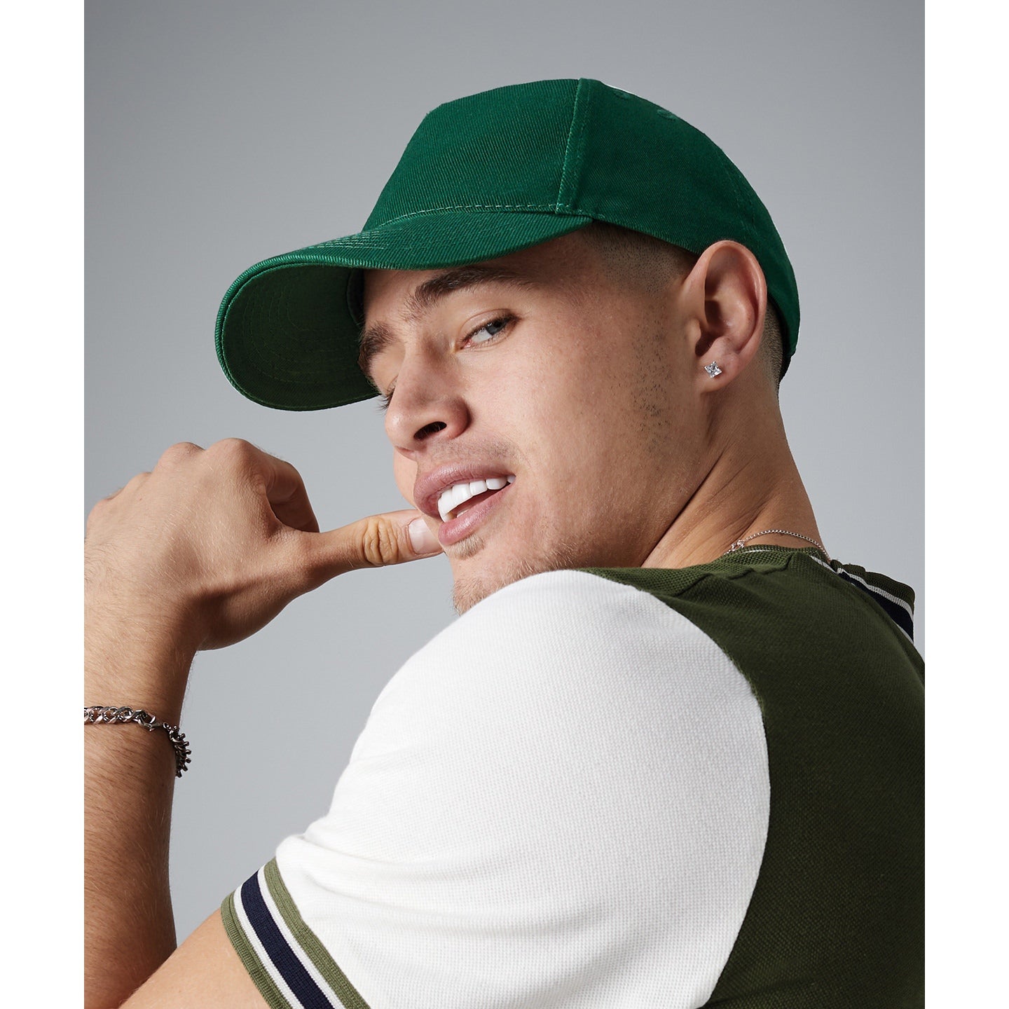 Beechfield Ultimate 5-Panel Cap with Rip-Strip Size Adjuster for Embroidery