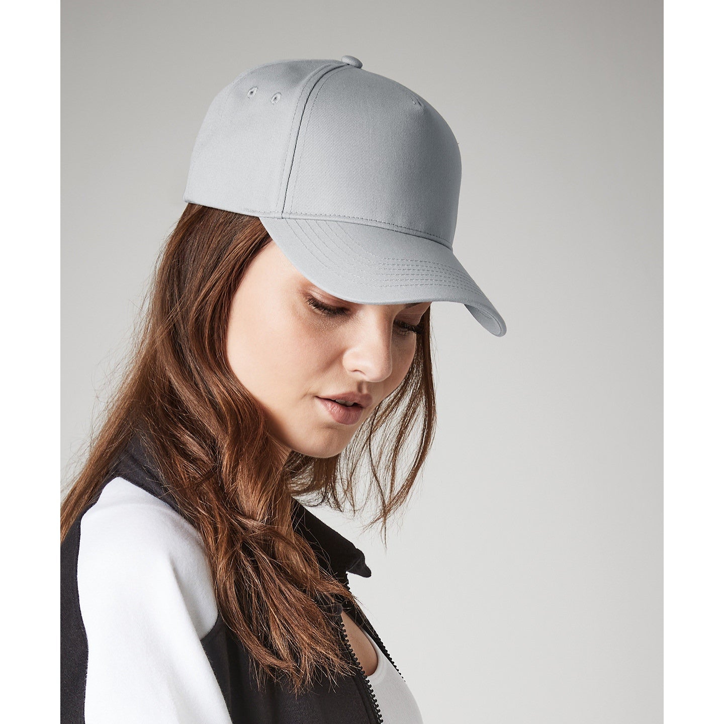 Beechfield Ultimate 5-Panel Cap with Rip-Strip Size Adjuster for Embroidery