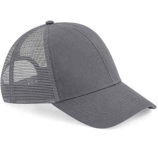 Beechfield Organic Cotton Trucker Cap Eco-Friendly Snapback Adjustable 6-Panel