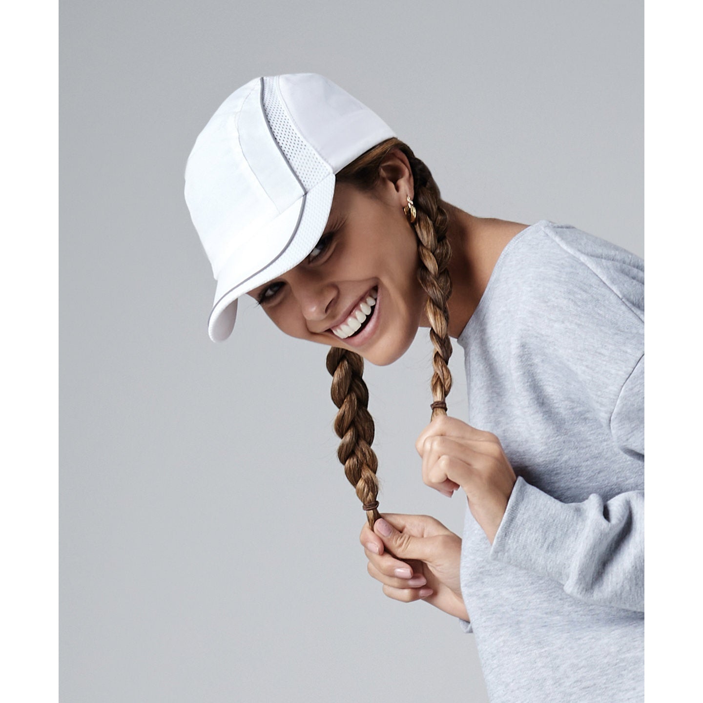 Beechfield Coolmax Flow Mesh Cap with Reflective Accents and Ventilation Panels