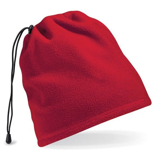 Beechfield Suprafleece Snood Hat Combo Ultra Thermal Fabric Dual Purpose