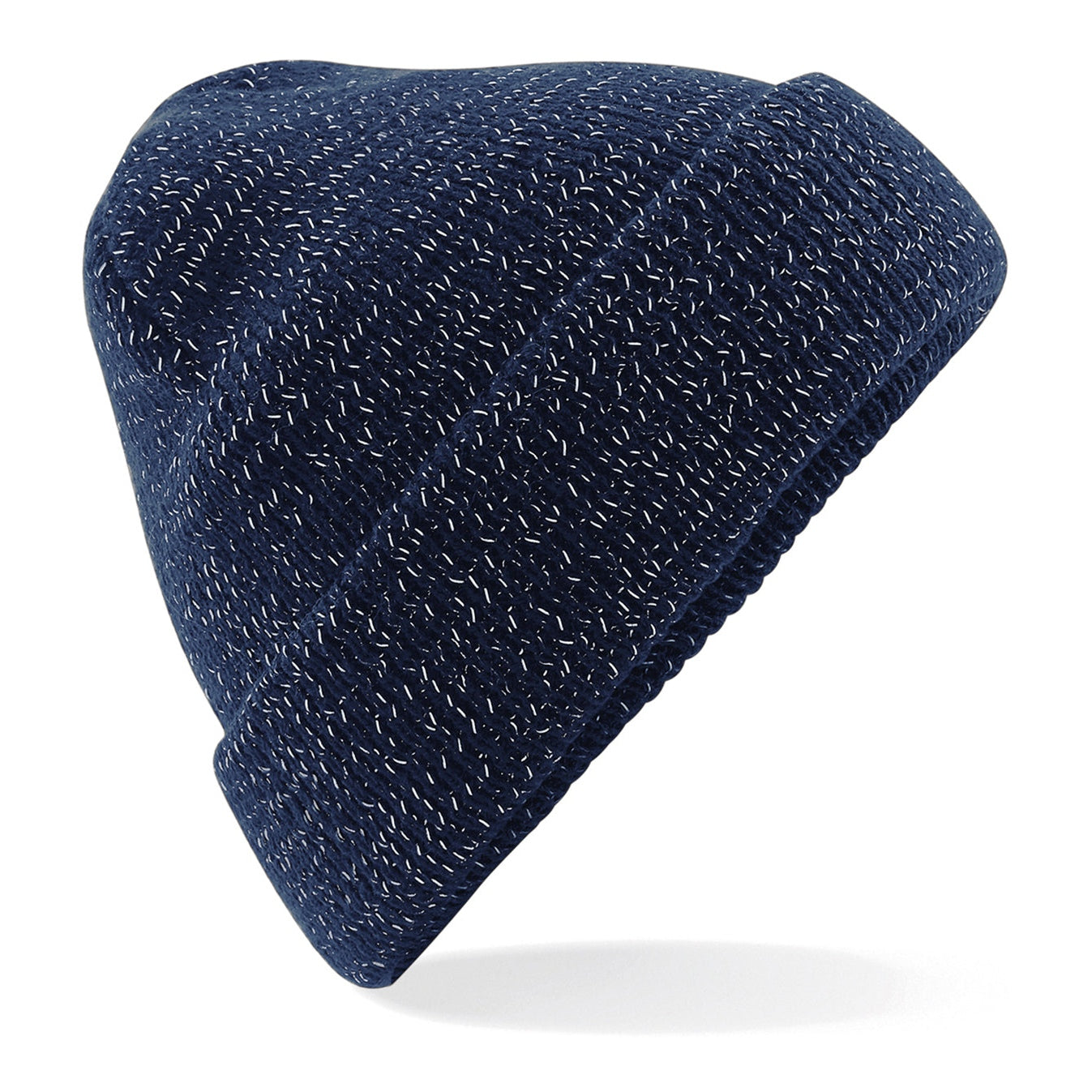 Beechfield Reflective Beanie Unisex Double Layer Knit Cuffed Design