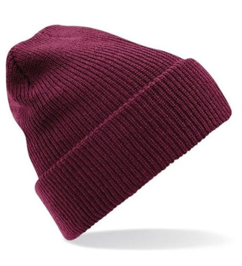 Beechfield Heritage Beanie Vintage Cuffed Double Layer Knit Warm Hat
