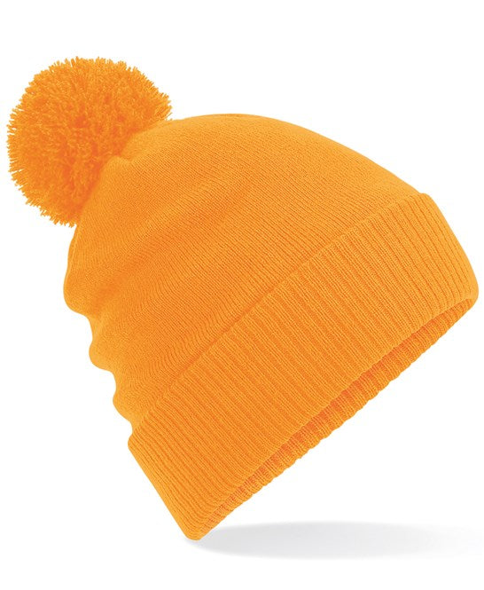 Beechfield Thermal Snowstar Beanie with Microfleece Lining and Pom Pom
