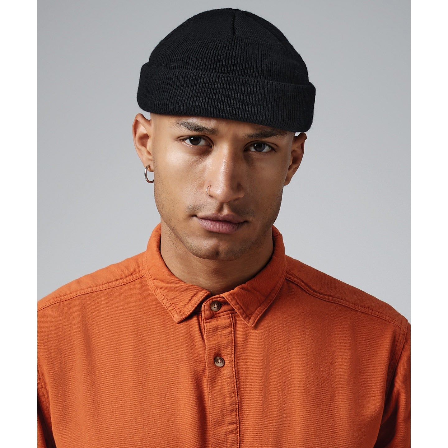 Beechfield Recycled Mini Fisherman Beanie Double Turn-Up Cuff Eco-Friendly