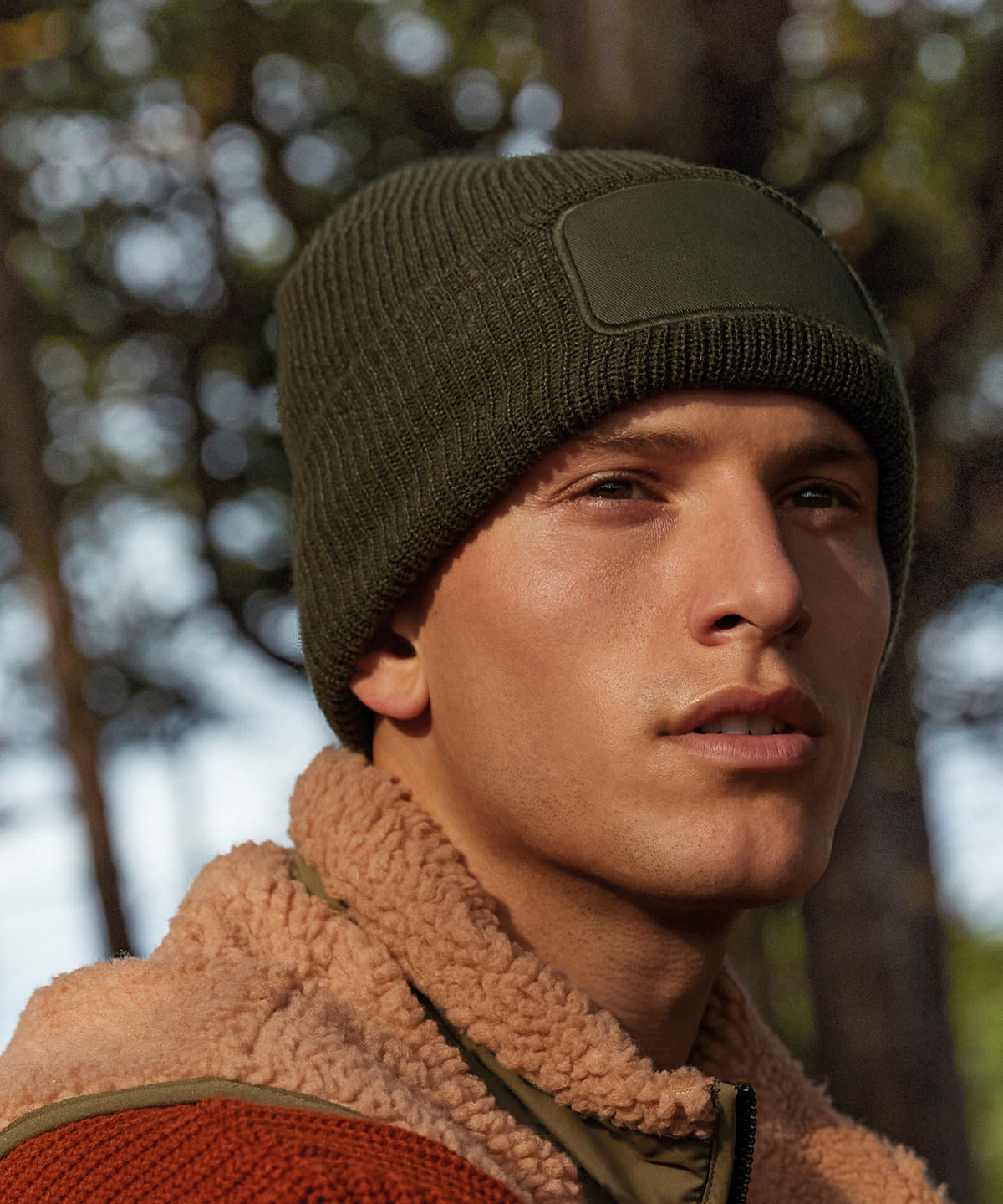 Beechfield Thinsulate Beanie Double Layer Knit with Custom Cotton Patch