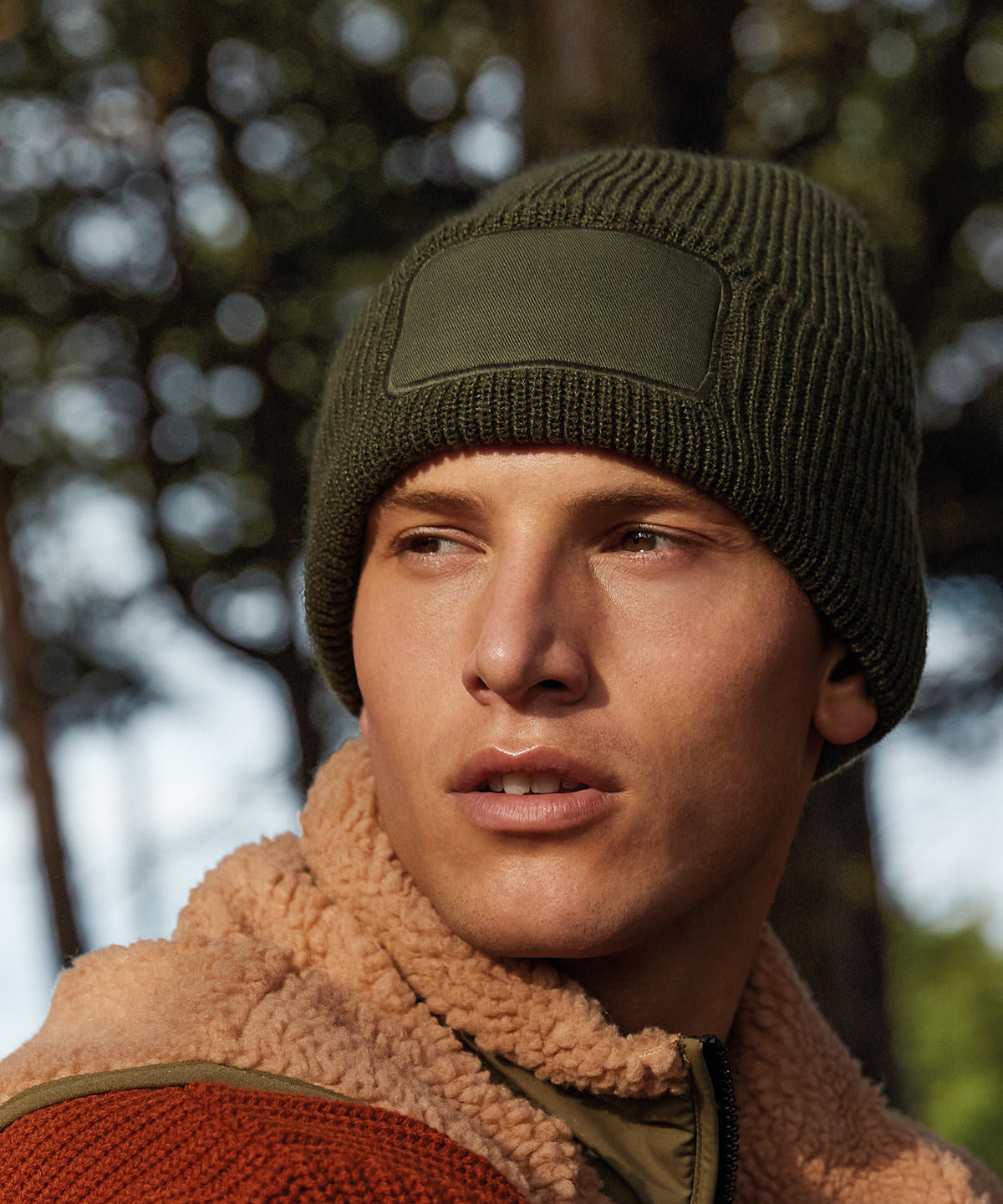 Beechfield Thinsulate Beanie Double Layer Knit with Custom Cotton Patch