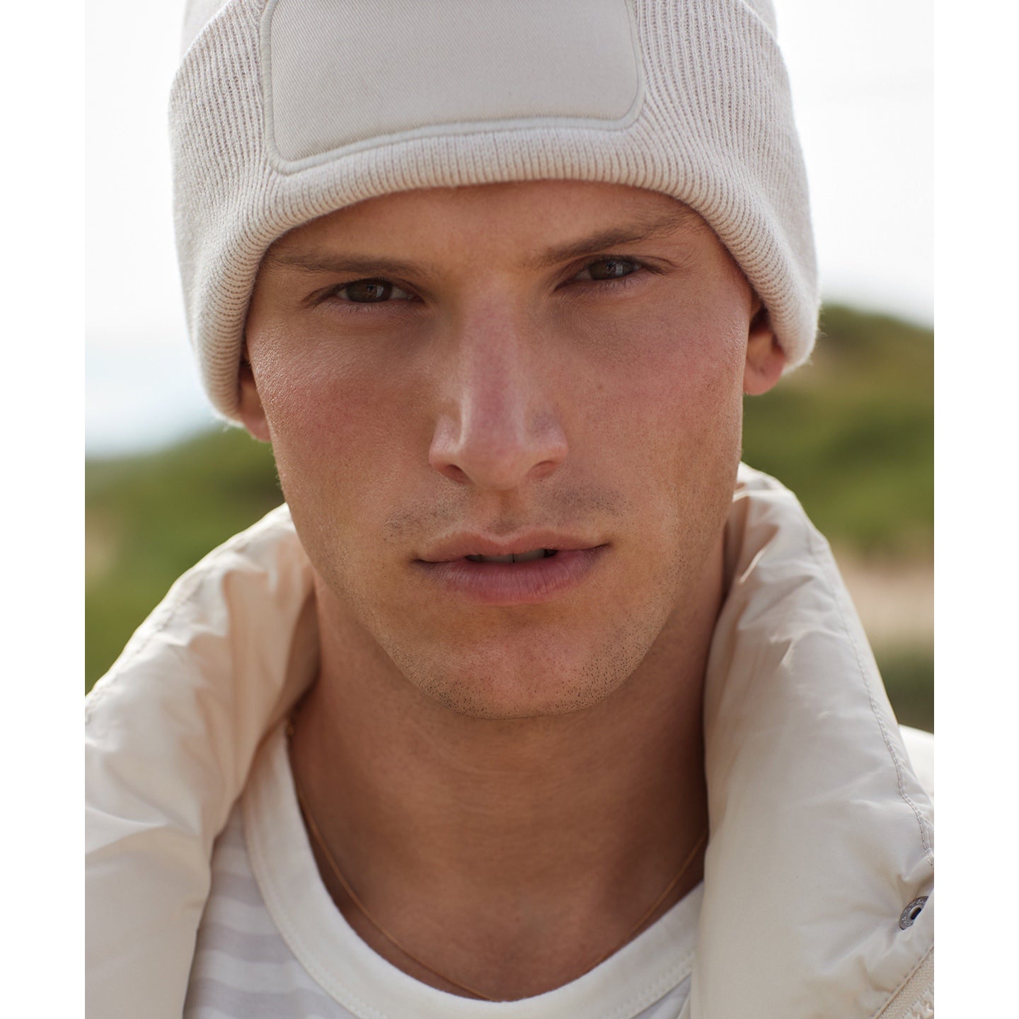 Beechfield Original Patch Beanie Double Layer Knit Cotton Twill Machine Washable