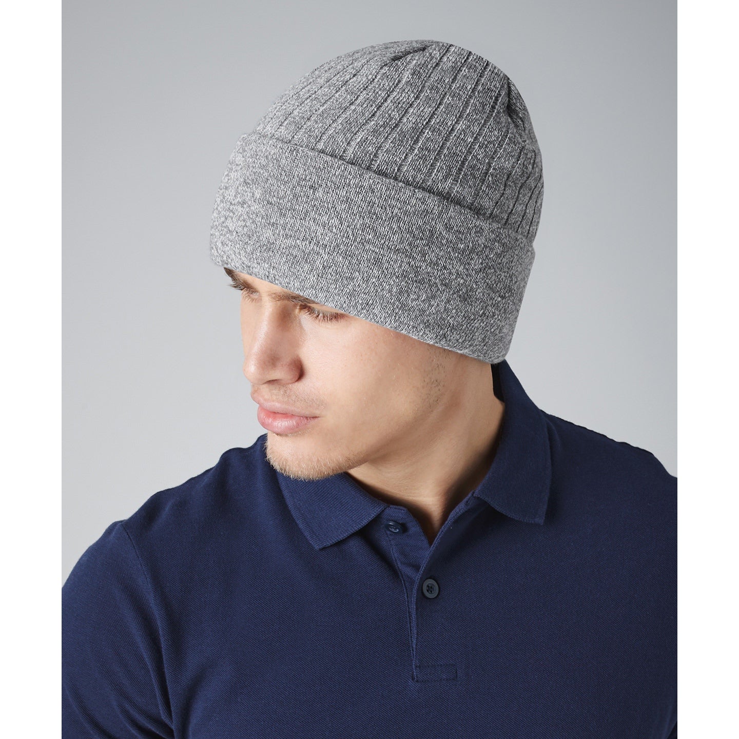Beechfield Thinsulate Beanie Double Layer Knit Cuffed Warm Winter Hat
