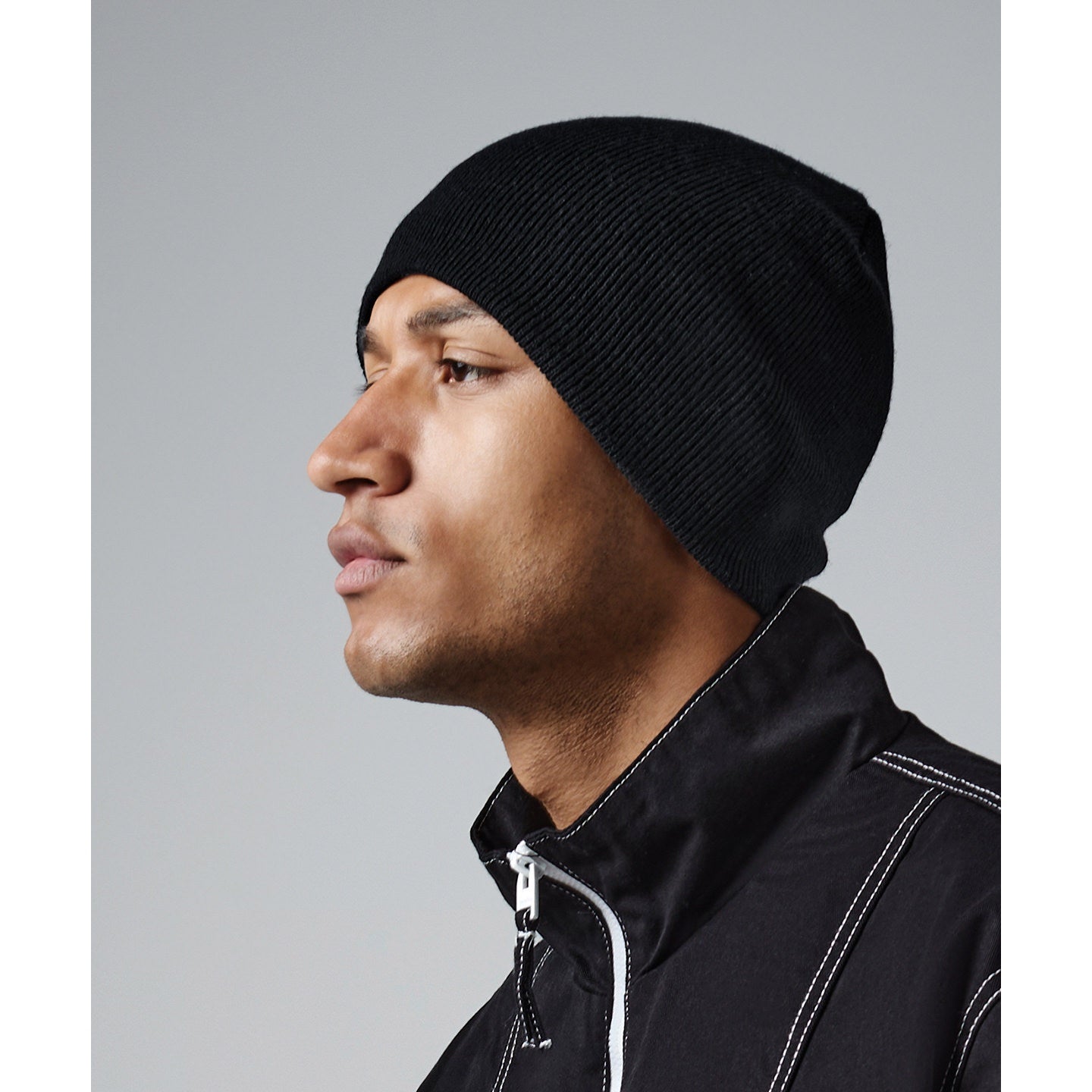 Beechfield Recycled Pull-On Beanie 100% GRS Eco-Friendly Double Layer Knit