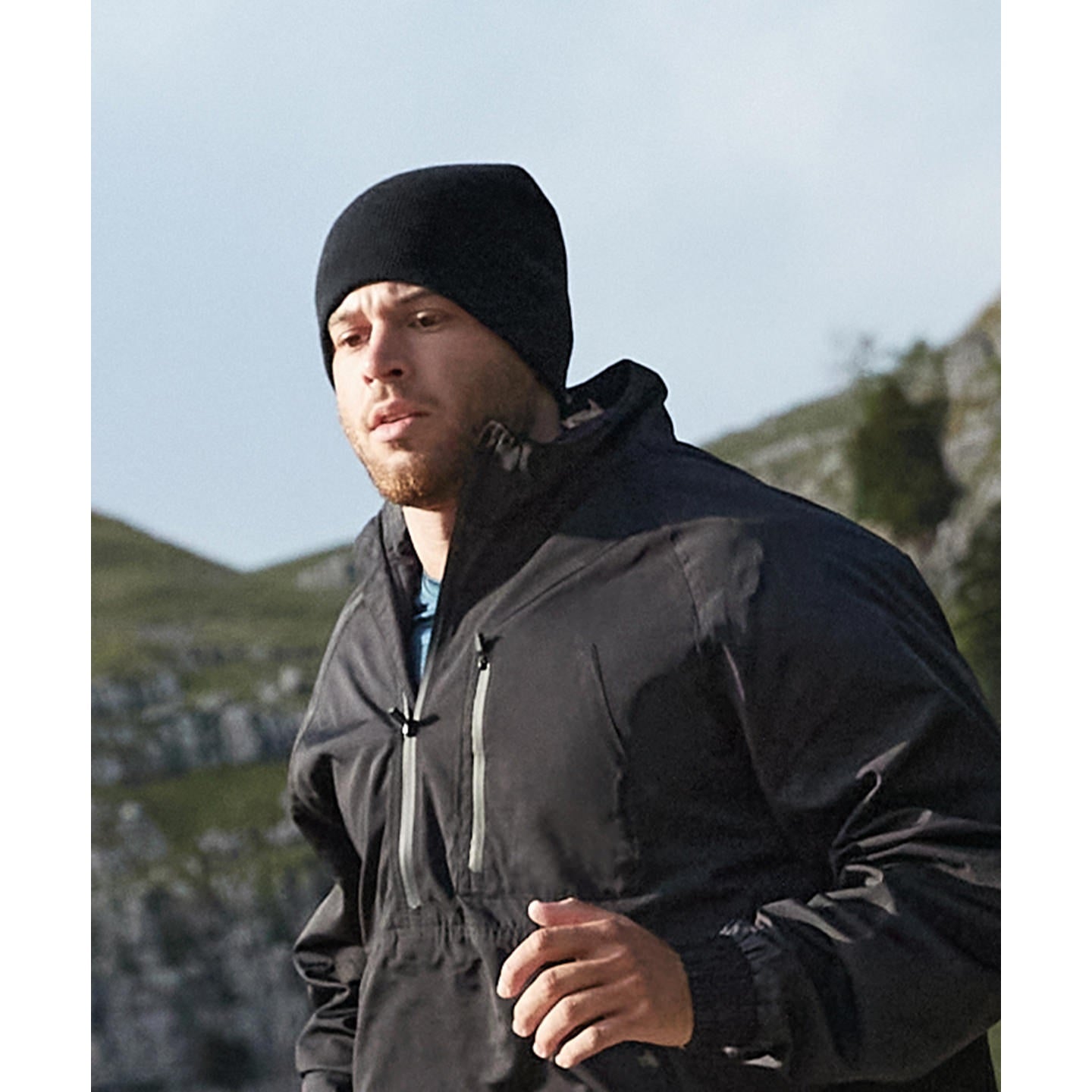Beechfield Recycled Pull-On Beanie 100% GRS Eco-Friendly Double Layer Knit