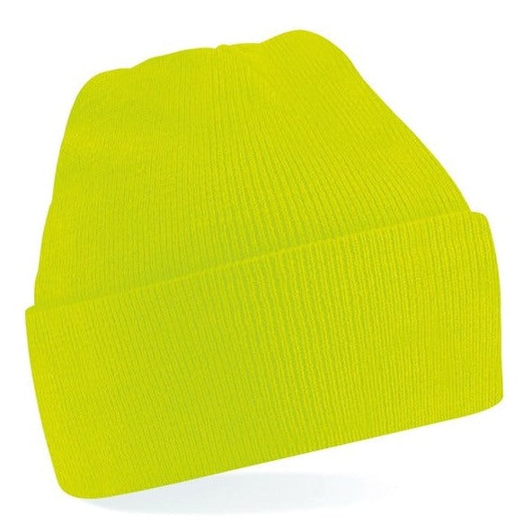 Beechfield Junior Original Cuffed Beanie Double Layer Knit Warm Hat Kids