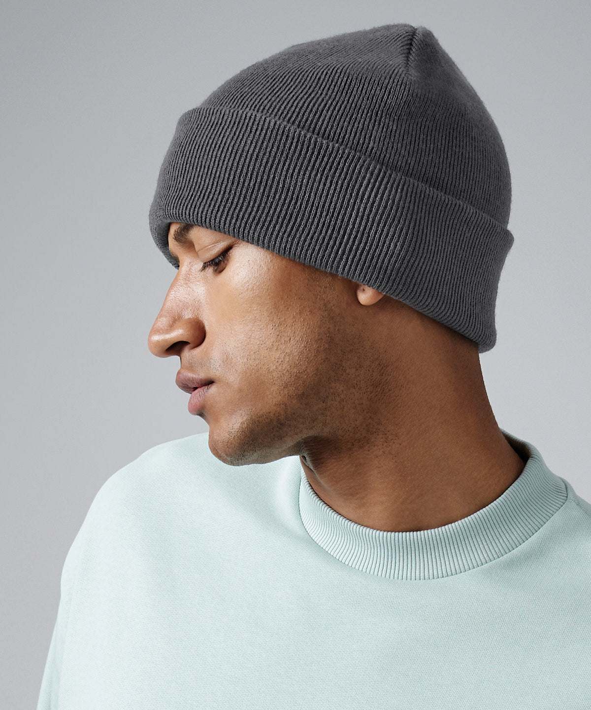 Beechfield Recycled Cuffed Beanie 100% GRS Certified Polyester Double Layer