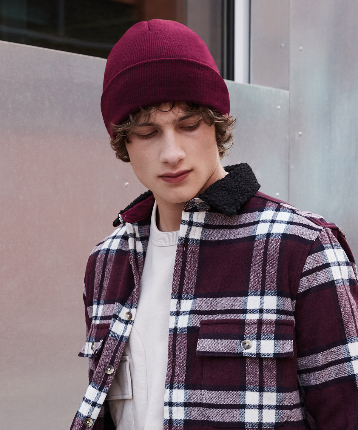 Beechfield Recycled Cuffed Beanie 100% GRS Certified Polyester Double Layer