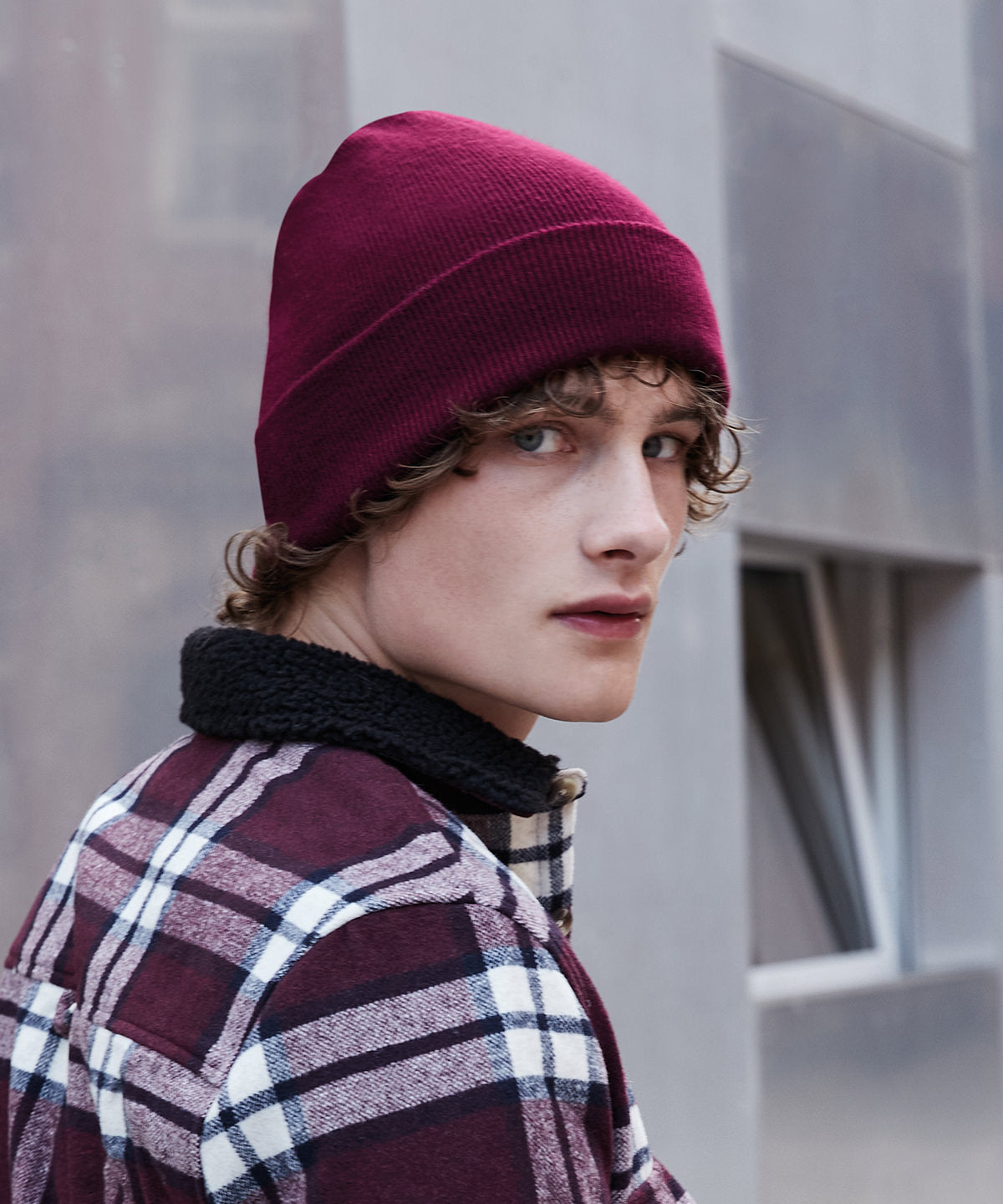 Beechfield Recycled Cuffed Beanie 100% GRS Certified Polyester Double Layer