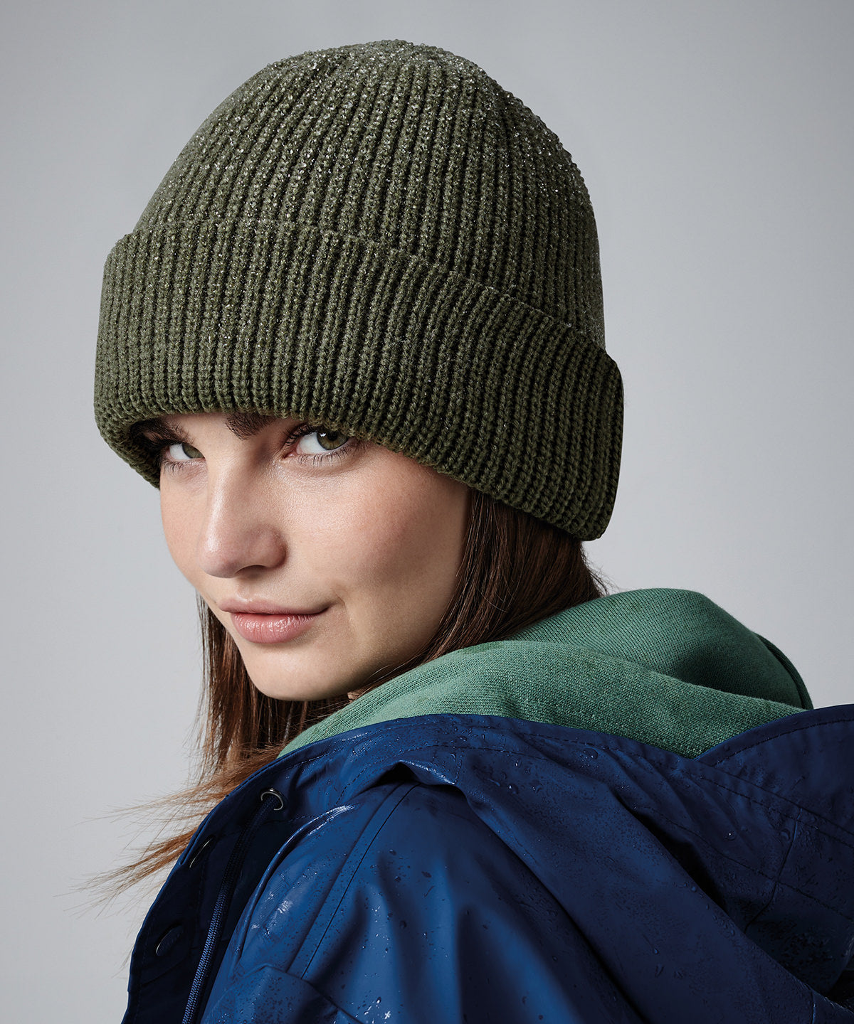 Beechfield Water-Repellent Thermal Beanie with Microfleece Lining Cuffed Design