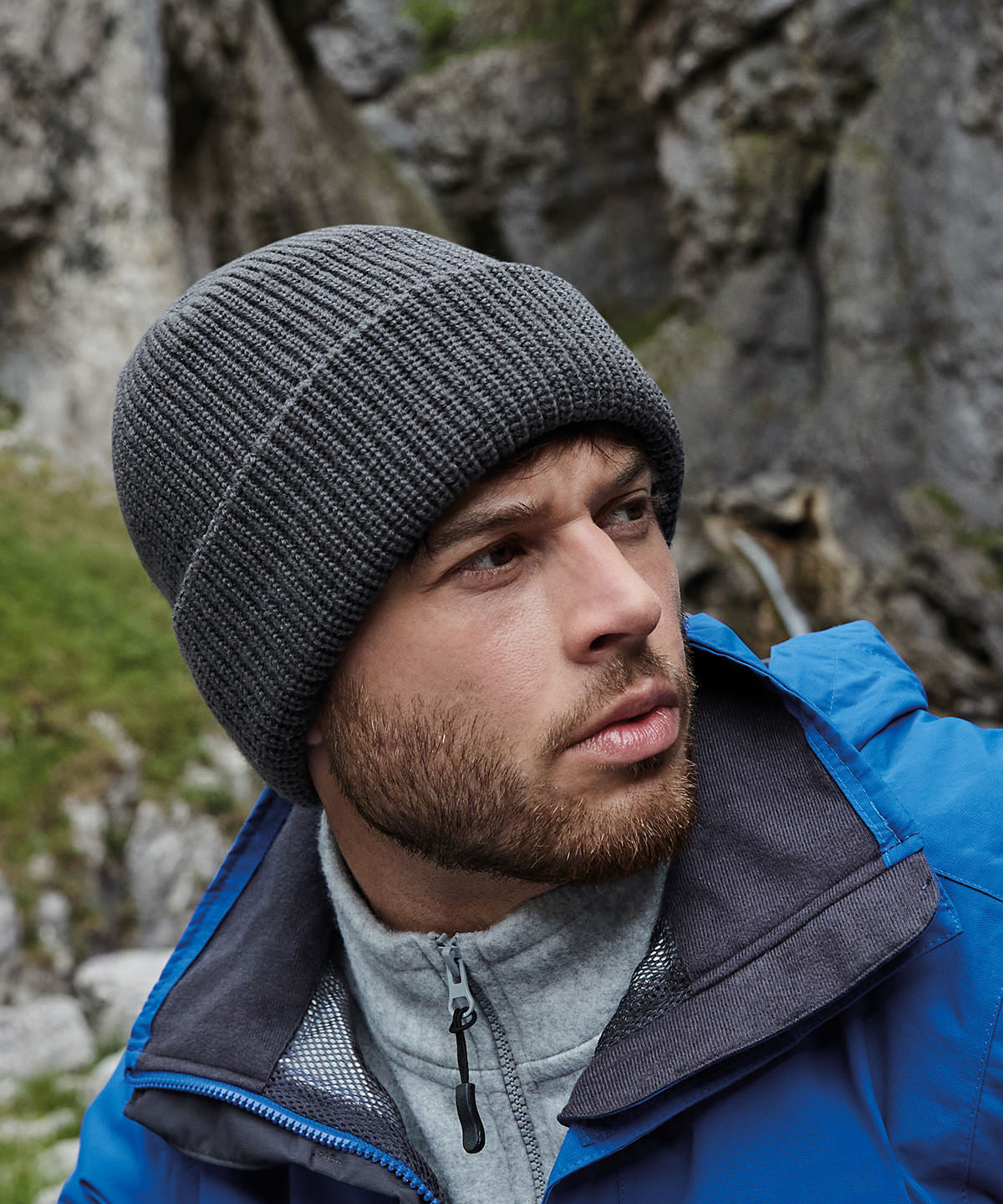 Beechfield Water-Repellent Thermal Beanie with Microfleece Lining Cuffed Design
