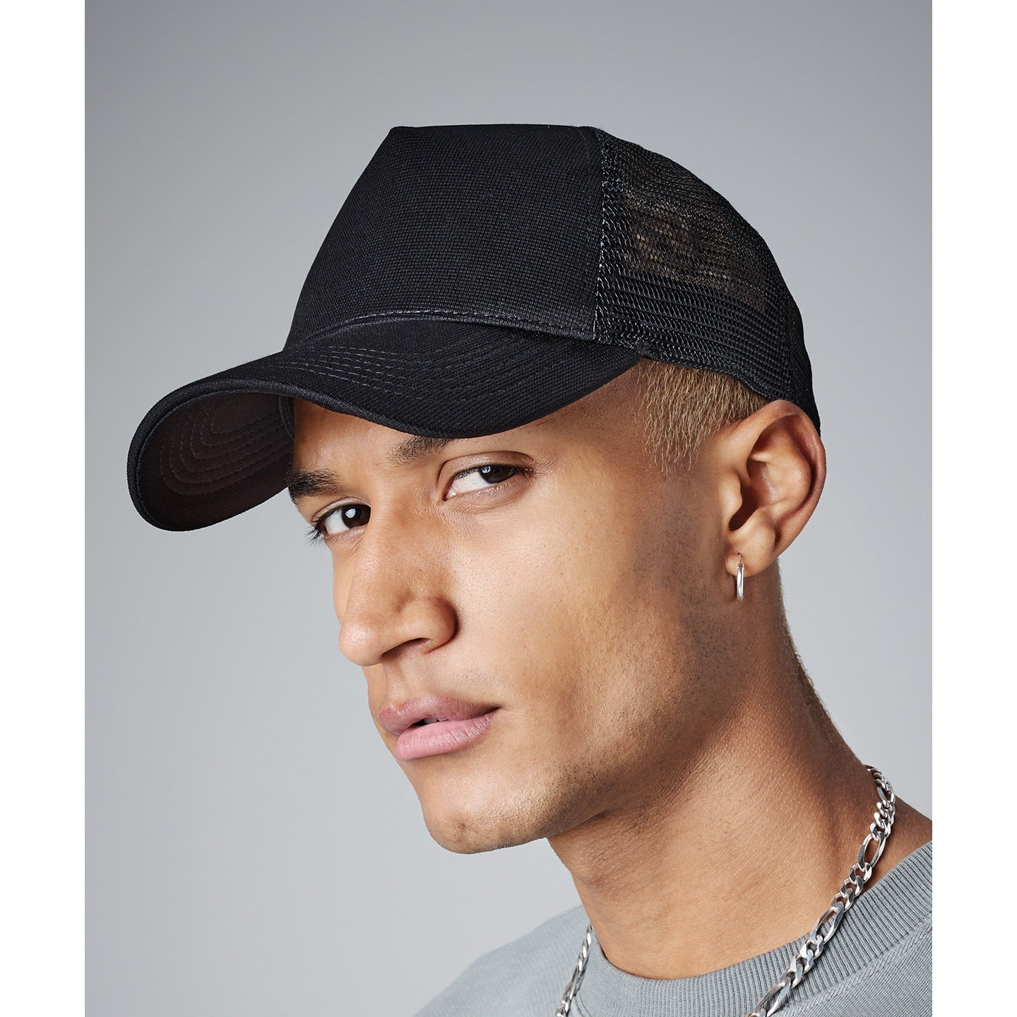 Beechfield Microknit Snapback Trucker Hat Adjustable 5-Panel Urban Style