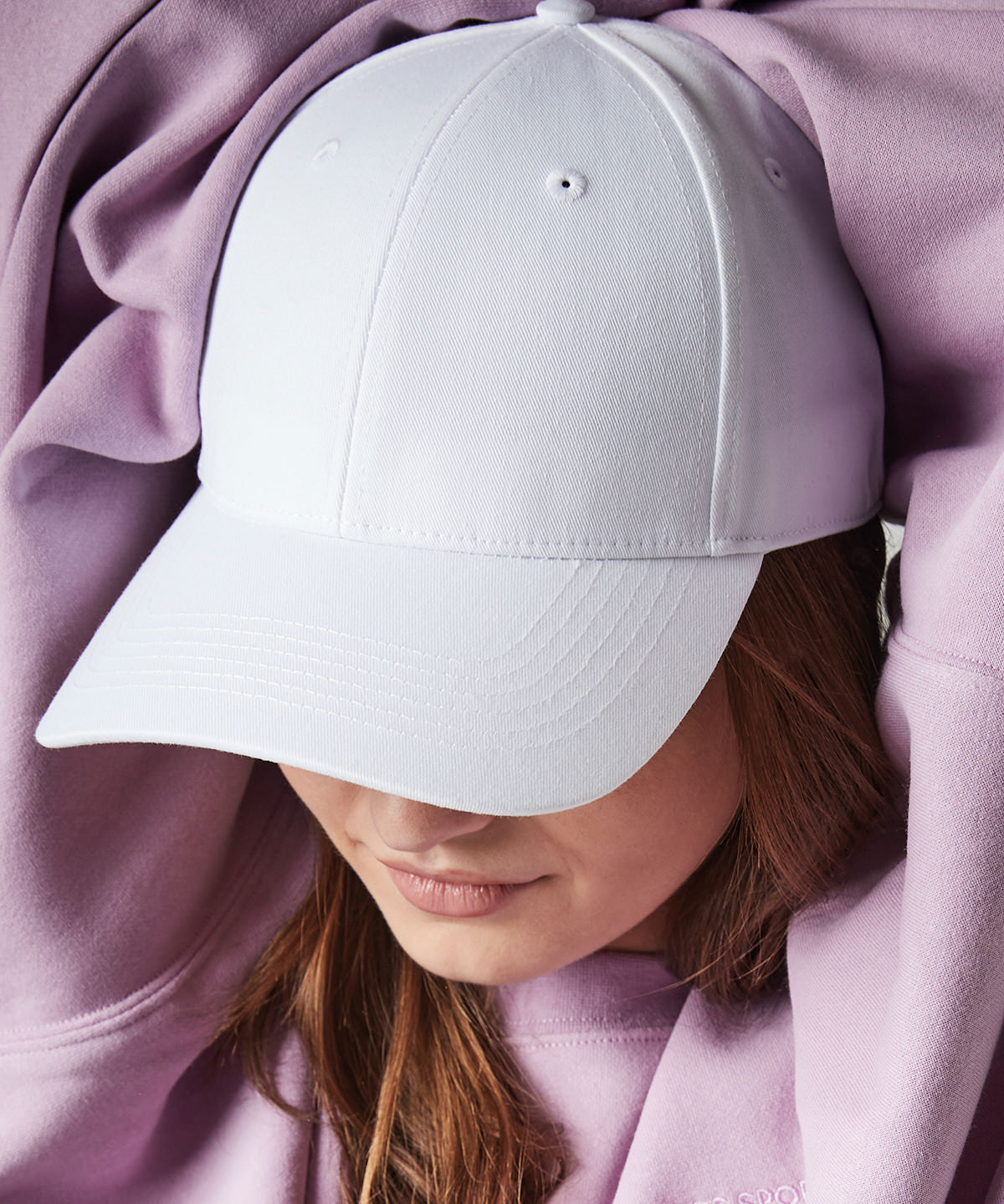 Beechfield Urbanwear BC648 6-Panel Snapback Hat with Semi-Curved Peak