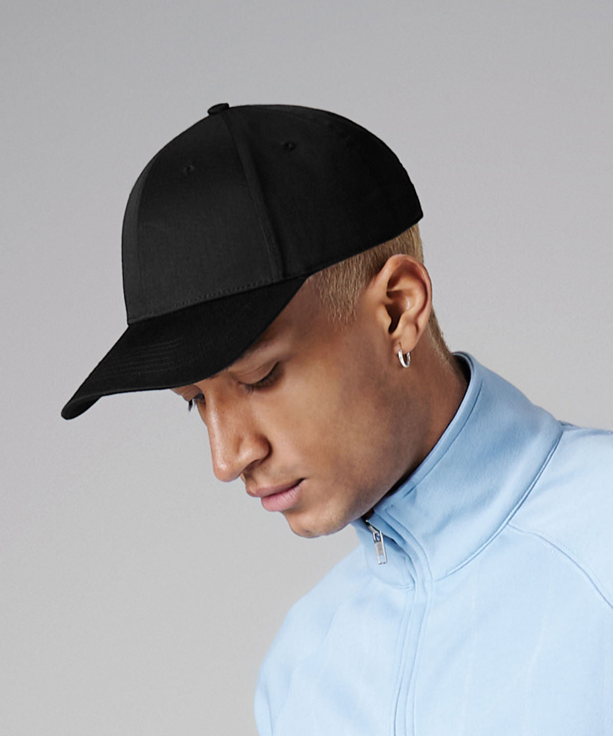 Beechfield Urbanwear BC648 6-Panel Snapback Hat with Semi-Curved Peak