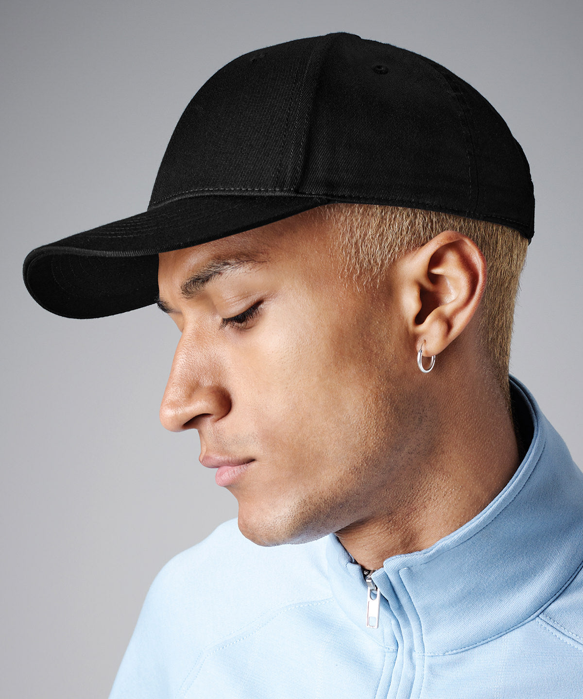 Beechfield Urbanwear BC648 6-Panel Snapback Hat with Semi-Curved Peak