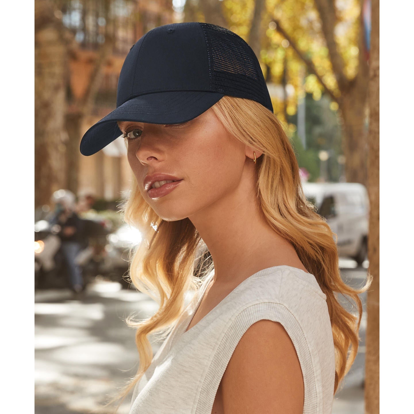 Beechfield Recycled Urbanwear Snapback Trucker Hat 6-Panel Eco-Friendly