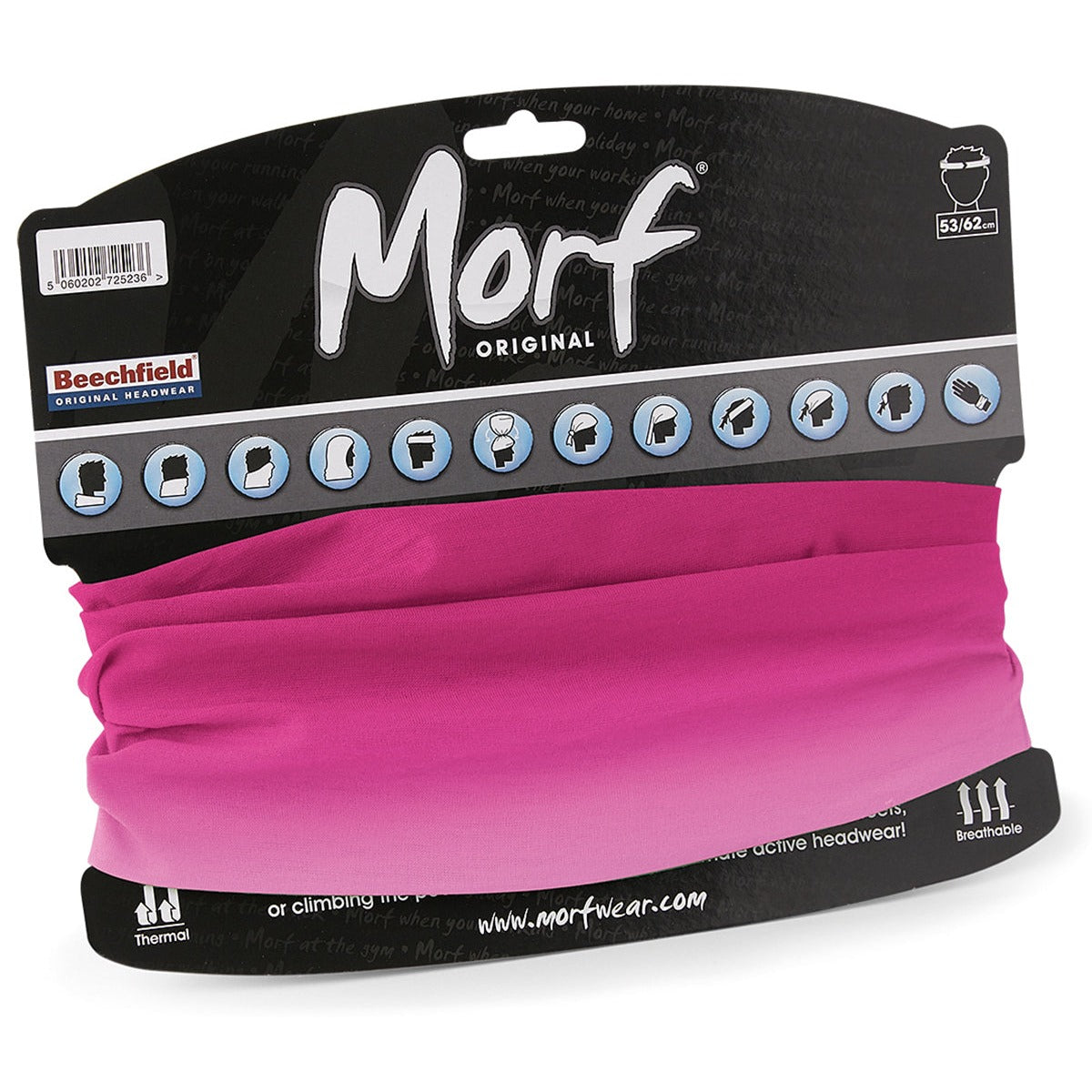 Beechfield Morf OmbrÃ© Seamless Multi-Purpose Breathable Fabric Scarf