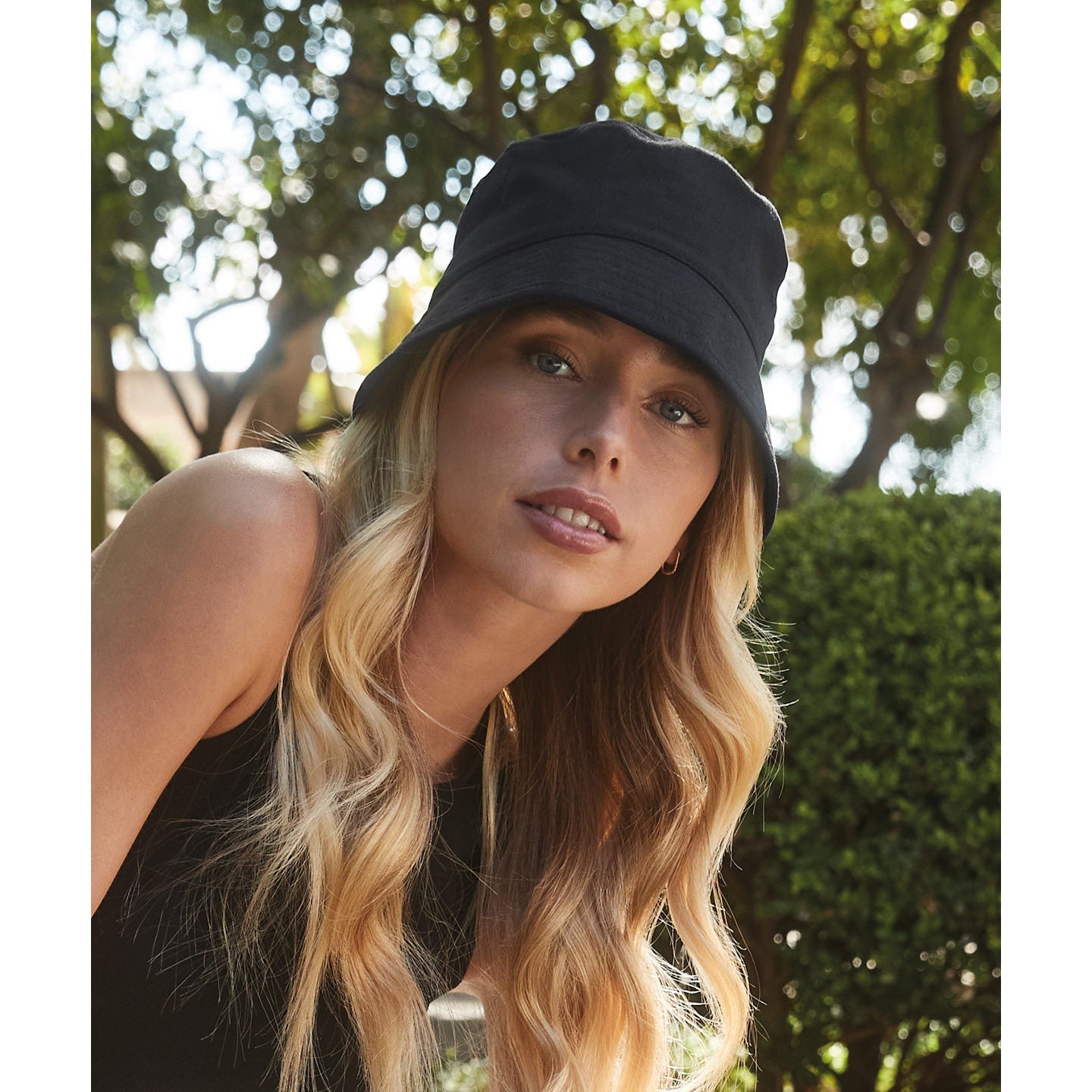Beechfield Organic Cotton Bucket Hat UPF50+ Unisex 90s Style S/M L/XL