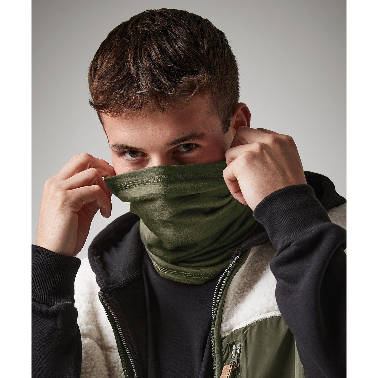 Beechfield Morf Merino Wool Neck Gaiter Breathable Antibacterial Quick-Dry