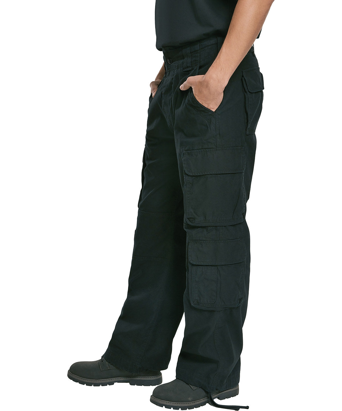 Build Your Brandit Vintage Cargo Trousers with Multi Pockets and Drawstring