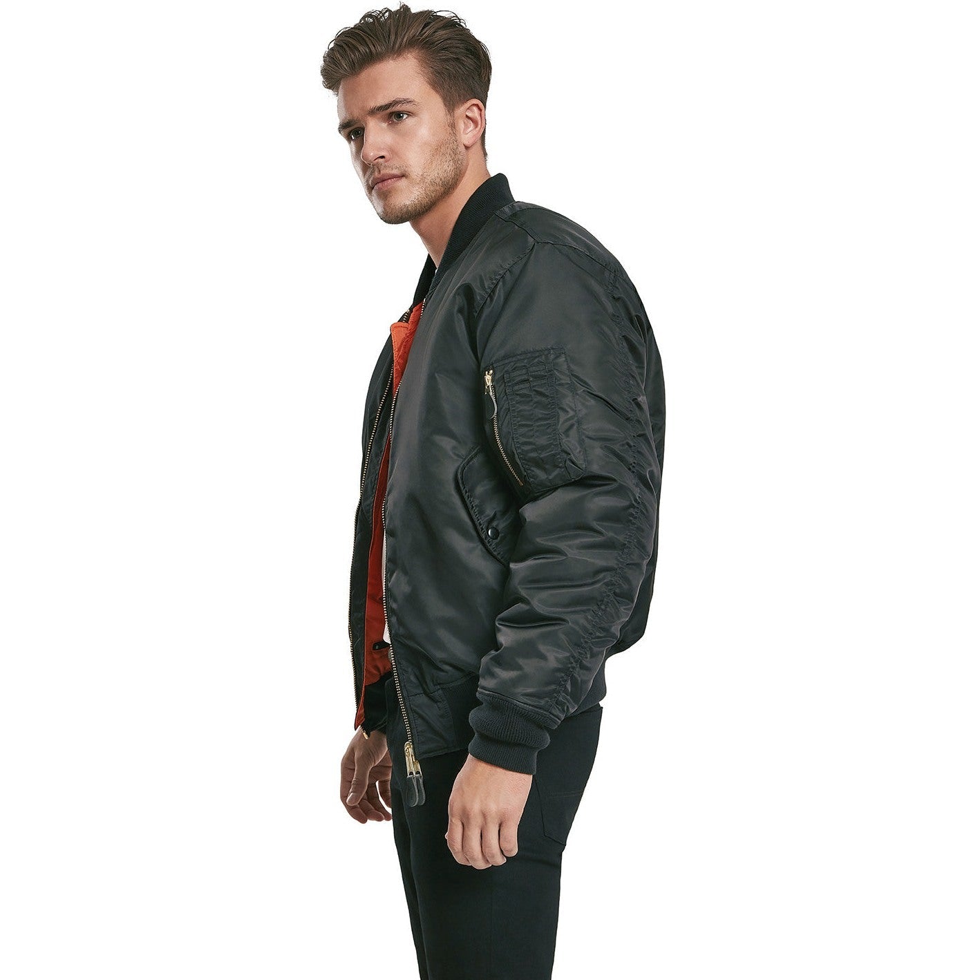 Brandit MA1 Bomber Jacket Wind Water-Repellent Nylon Classic Blouson S-2XL