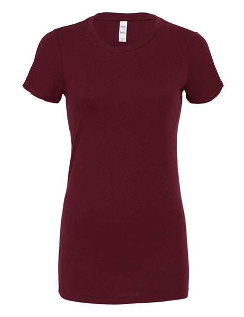 Bella Canvas The Favourite T-Shirt Slim Fit Crew Neck Short Sleeves Cotton