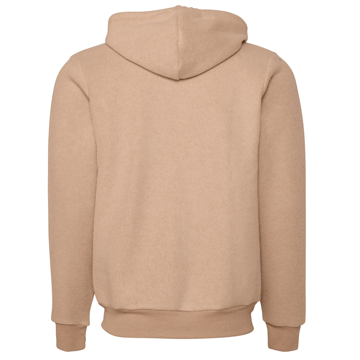 Bella Canvas Unisex Sueded Fleece Full-Zip Hoodie Soft Cozy Layering Essential