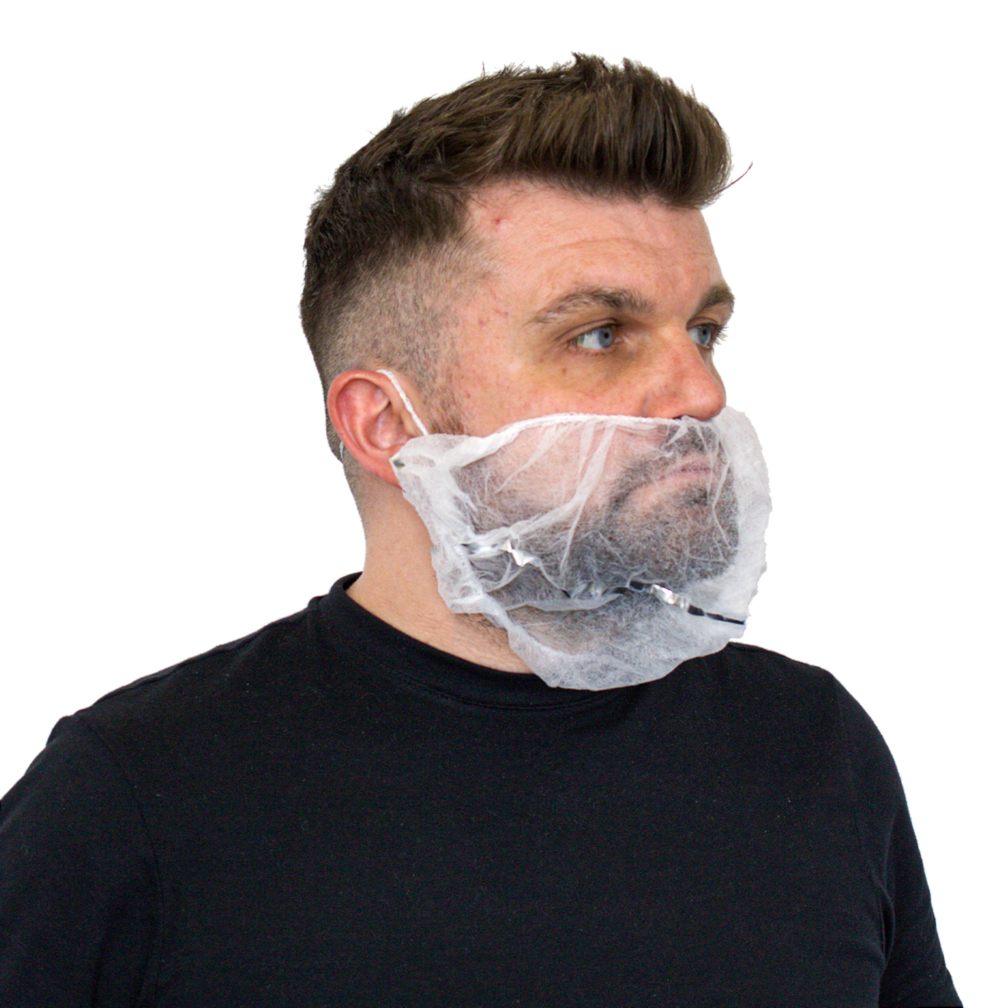 Supertouch Detectable Beard Mask Non-Woven Disposable Hygiene Food Safety 100pcs
