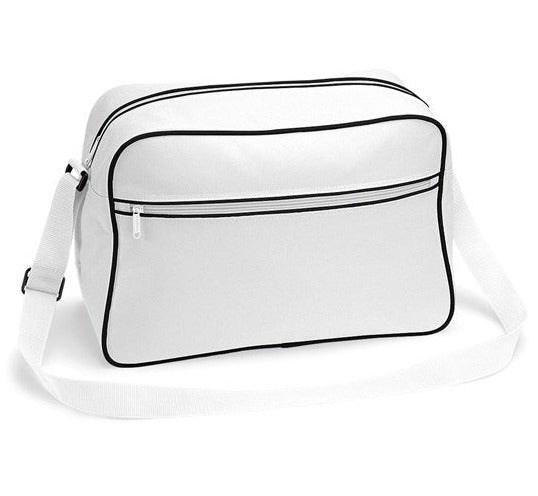 Bagbase Retro Shoulder Bag Adjustable Strap Zipped Pocket 18L Capacity