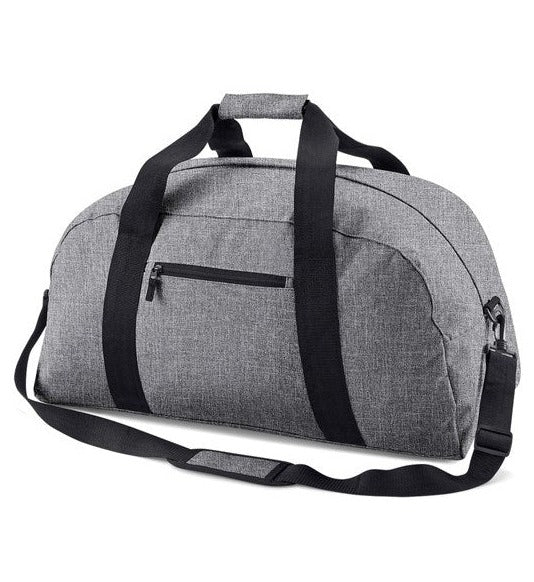 Bagbase Classic Holdall 48L Detachable Strap Zipped Pocket Protective Feet
