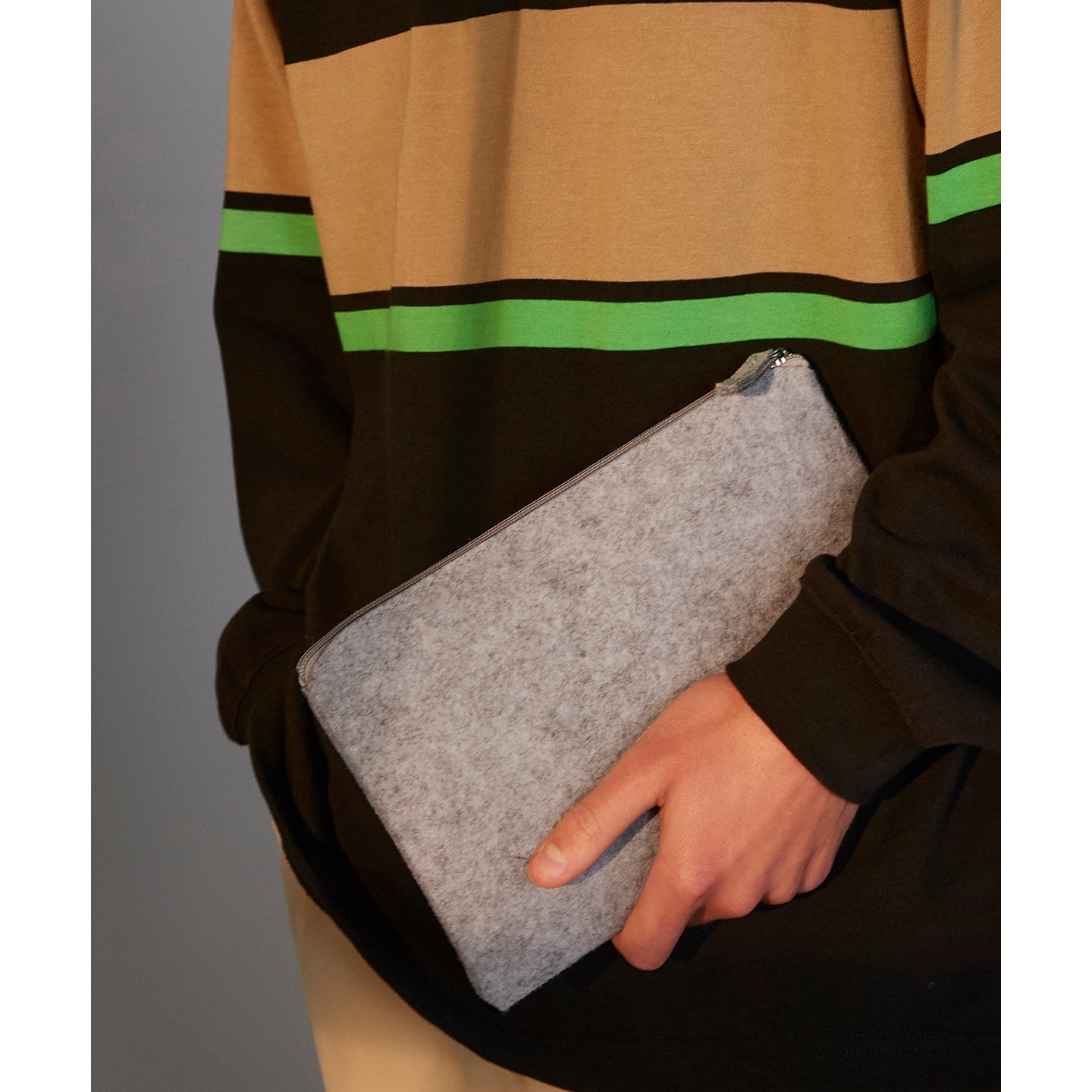 Bagbase Felt Accessory Pouch Multi-Purpose Zip Closure 1 Litre Capacity
