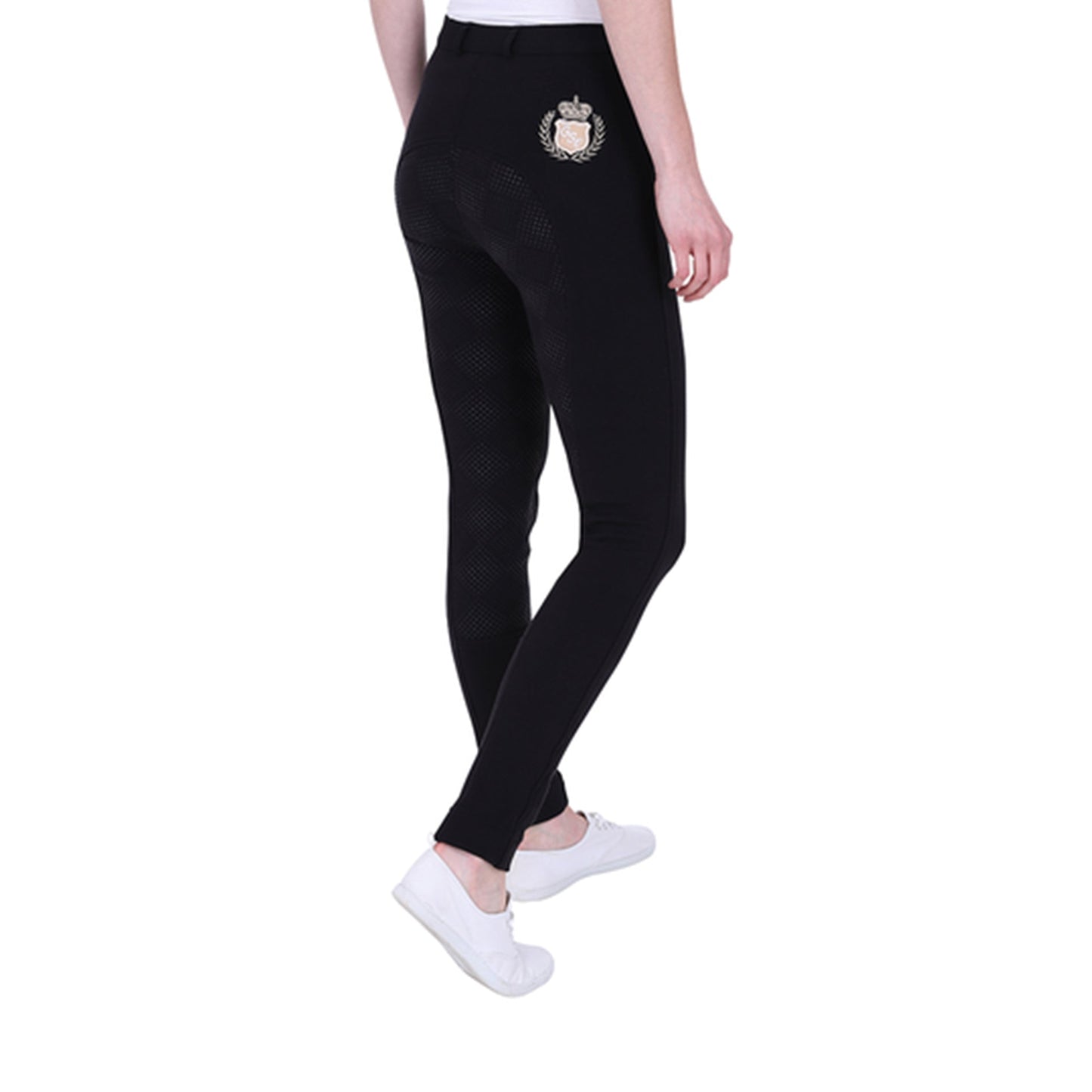 GS Equestrian Ellia Childrens Silicone Full Seat Jodhpurs Riding Gear