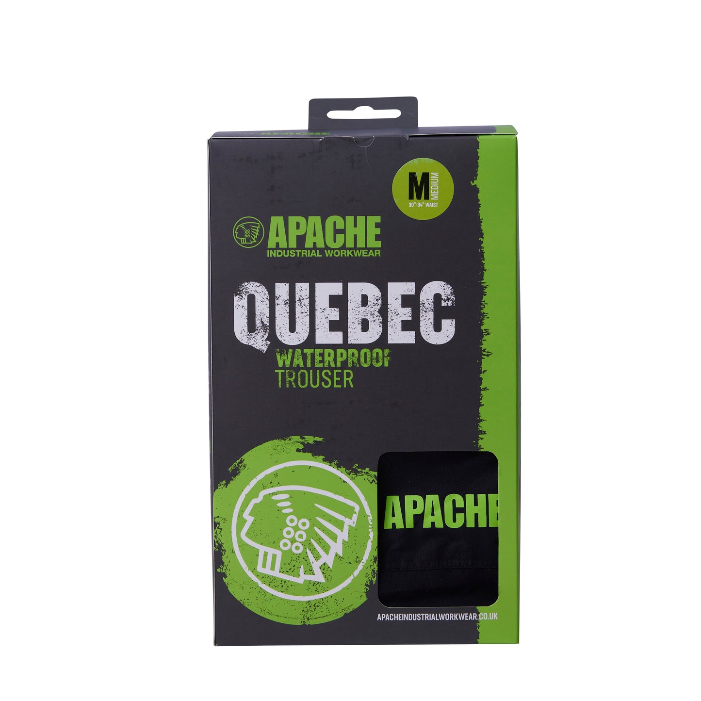Apache Quebec Waterproof Trousers Ripstop Fabric Breathable Adjustable Cuffs