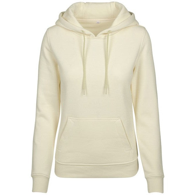 Build Your Brand Women's Heavy Hoodie Soft Cotton Blend Long Cut Kangaroo Pocket