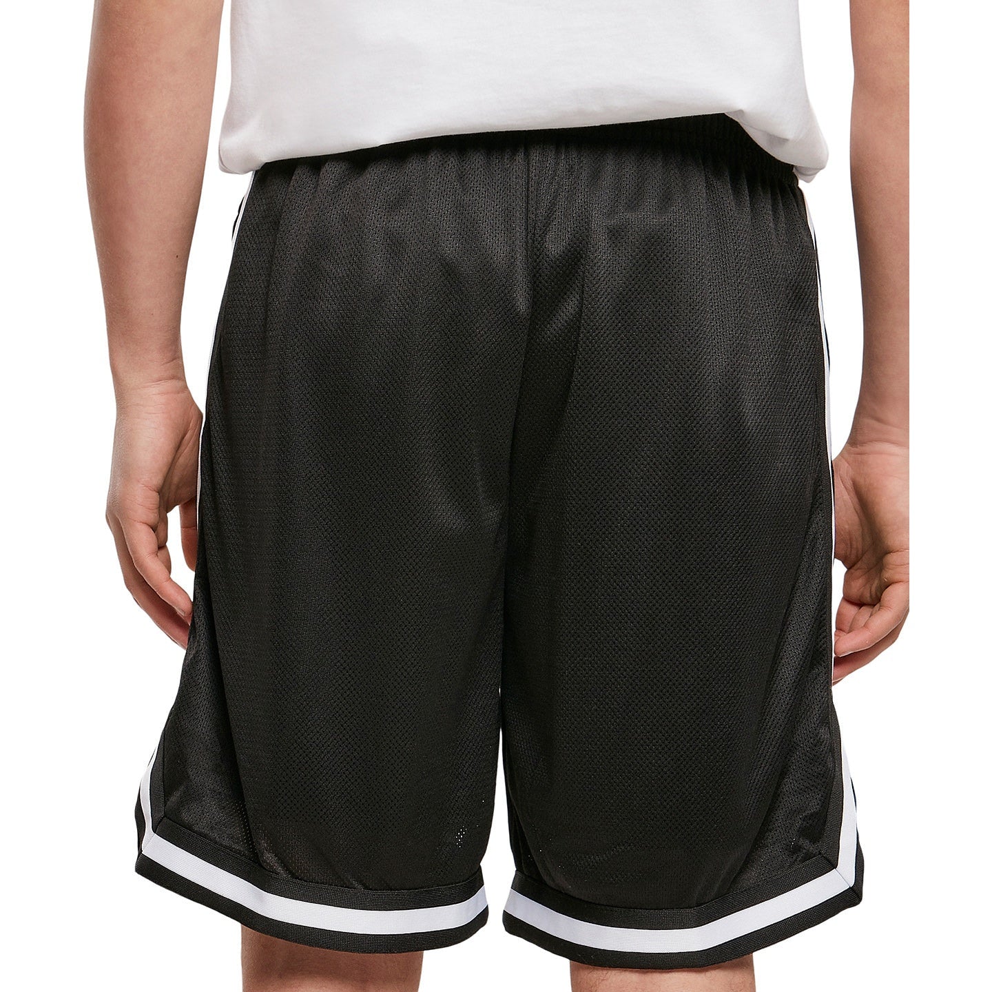 Build Your Brand Two-Tone Mesh Shorts Casual Jersey Style FAMA Certified