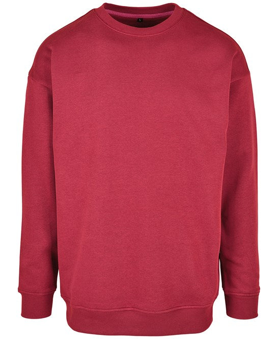 Build Your Brand Sweat Crew Neck Regular Fit Brushed Fleece Comfortable Top