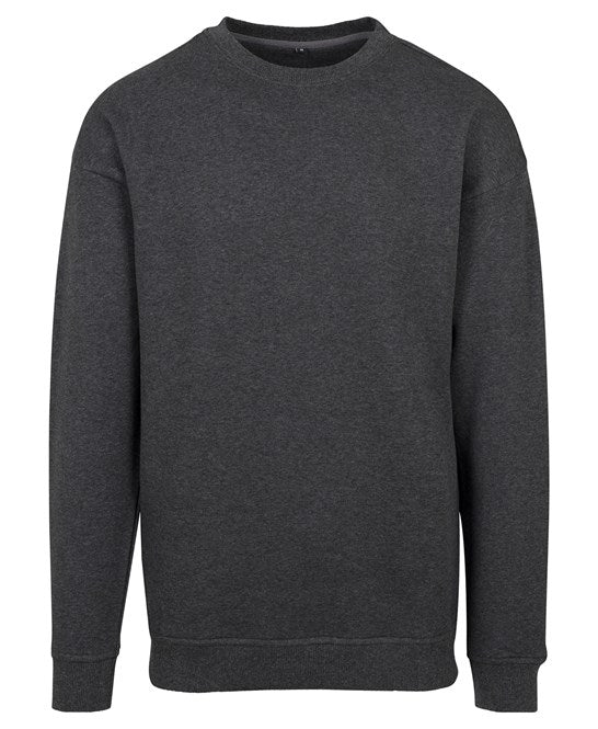 Build Your Brand Sweat Crew Neck Regular Fit Brushed Fleece Comfortable Top