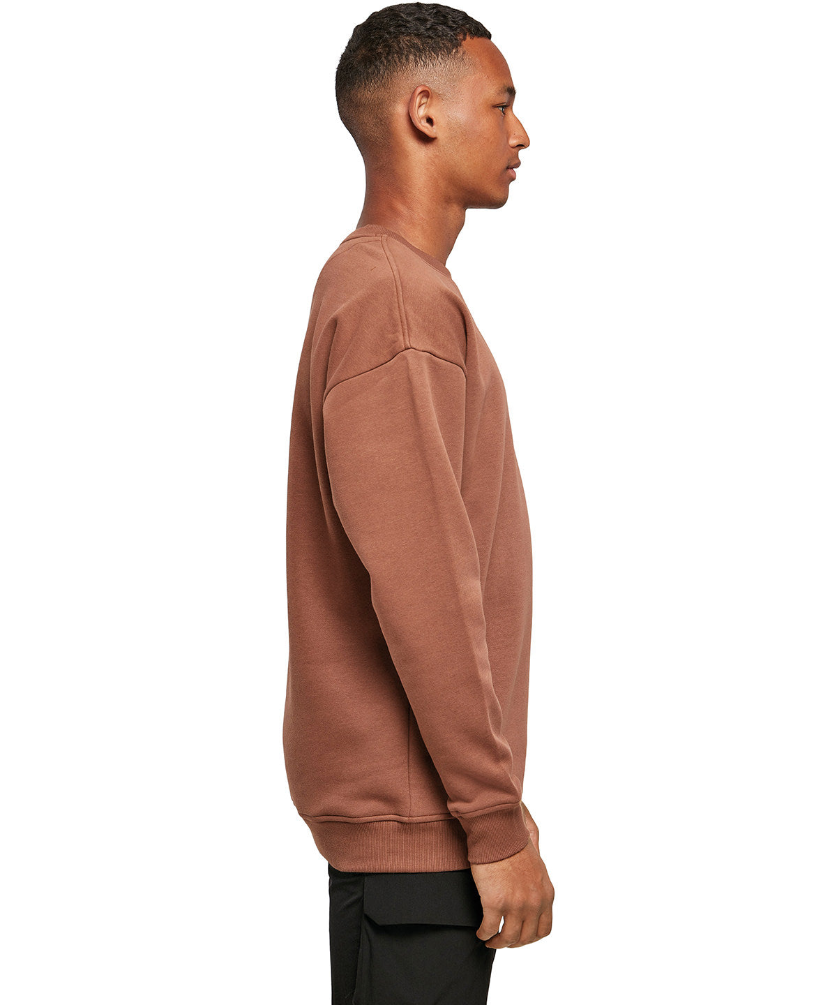 Build Your Brand Sweat Crew Neck Regular Fit Brushed Fleece Comfortable Top