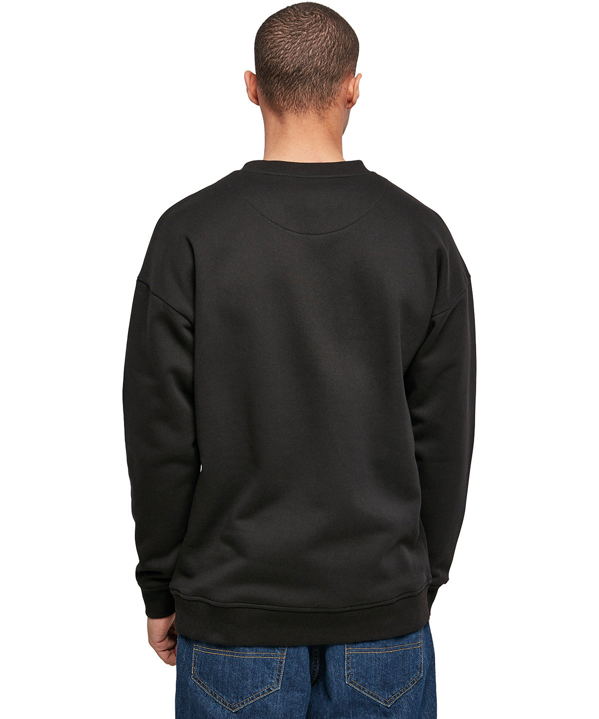 Build Your Brand Sweat Crew Neck Regular Fit Brushed Fleece Comfortable Top