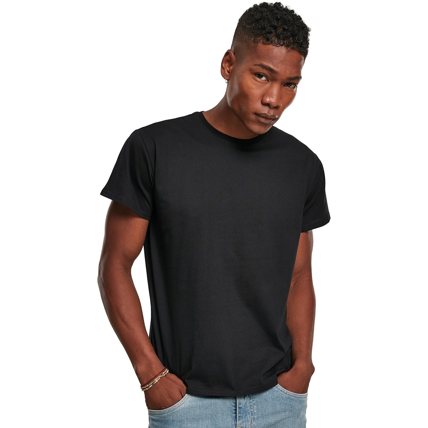 FAMA Certified Build Your Brand Basic T-Shirt 100% Cotton Crew Neck Monochrome