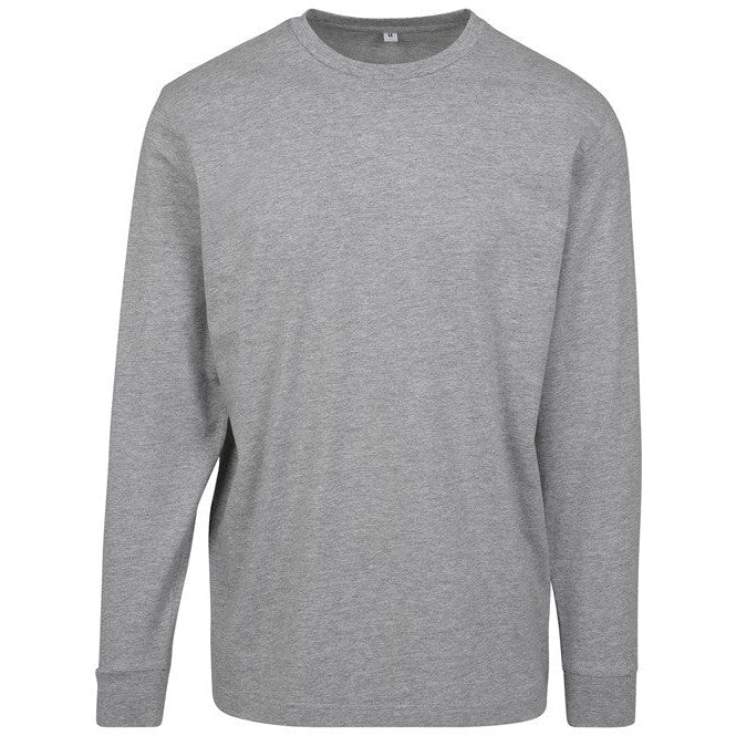 Build Your Brand Long Sleeve Top with Cuff Rib Comfortable Casual Wear